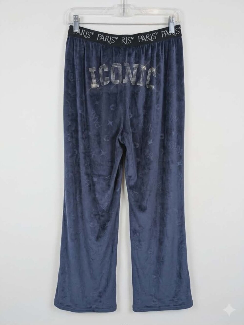 Paris Hilton Iconic Velour Y2K PJ Pants - Navy M